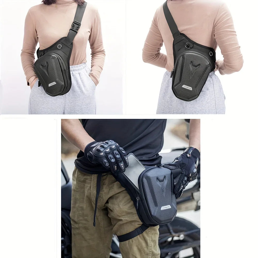 Men's Waterproof Motorcycle Leg Waist Bag