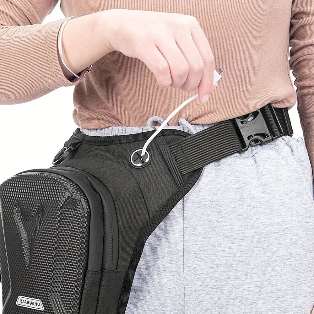 Men's Waterproof Motorcycle Leg Waist Bag